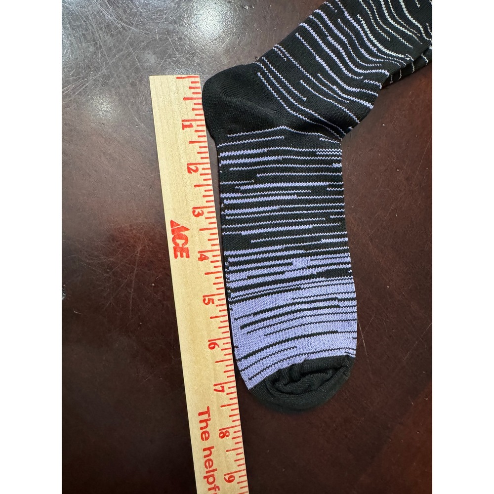 Compression Socks Knee High Gradient Stripe Color… - image 5